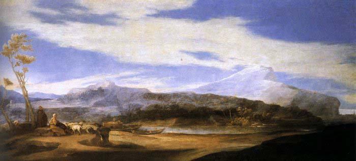 Jose de Ribera Landscape with Shepherds